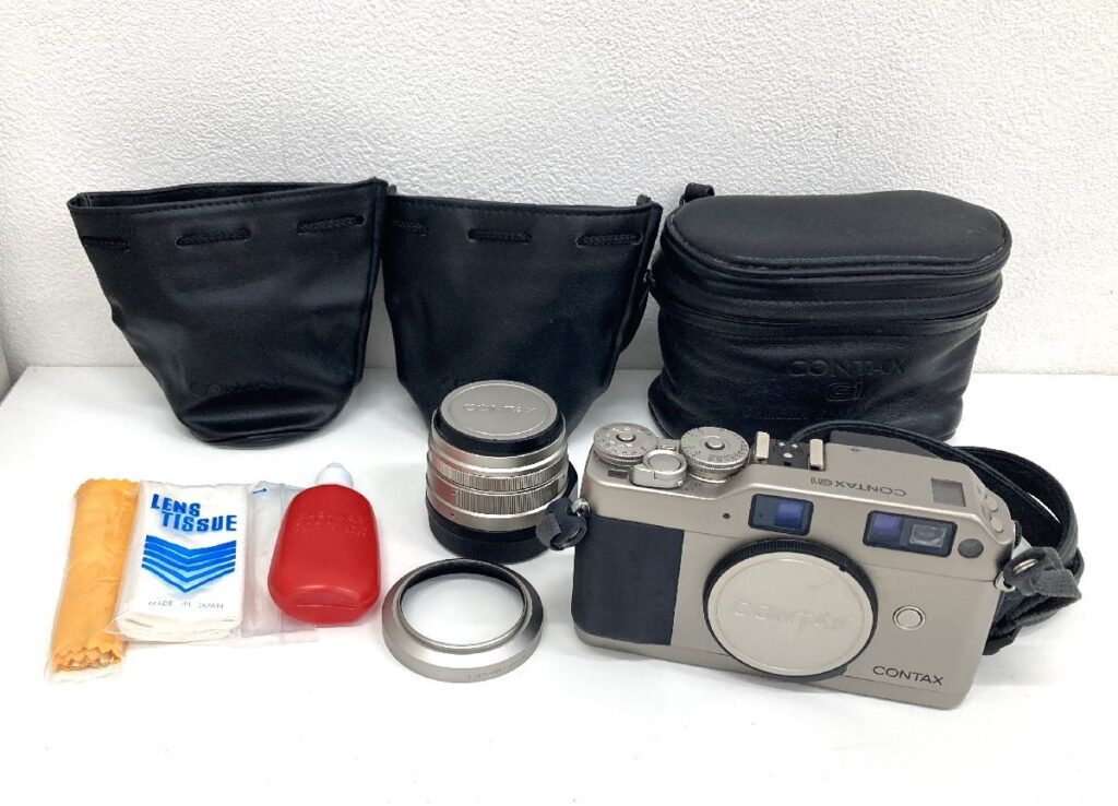 CONTAX G1 レンジファインダー フィルムカメラ レンズキット Carl Zeiss Planar 2/45 7671757 通電確認済み