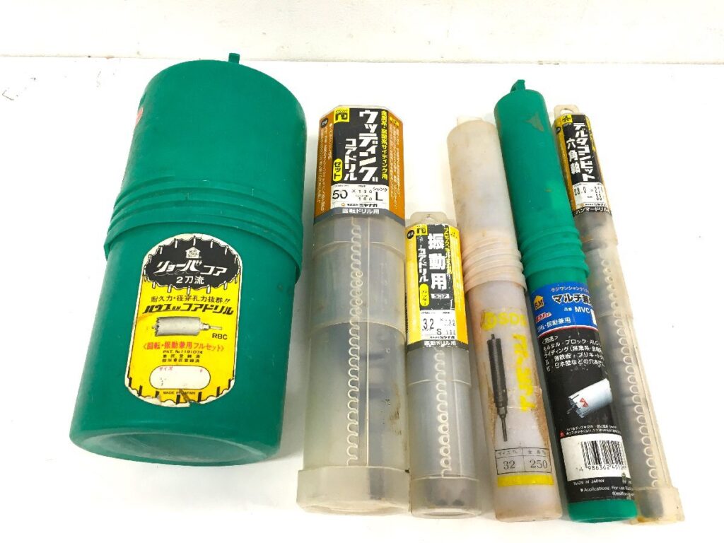 振動用コアドリル ウッディングコアドリル 他 6点 まとめ売り 電動工具