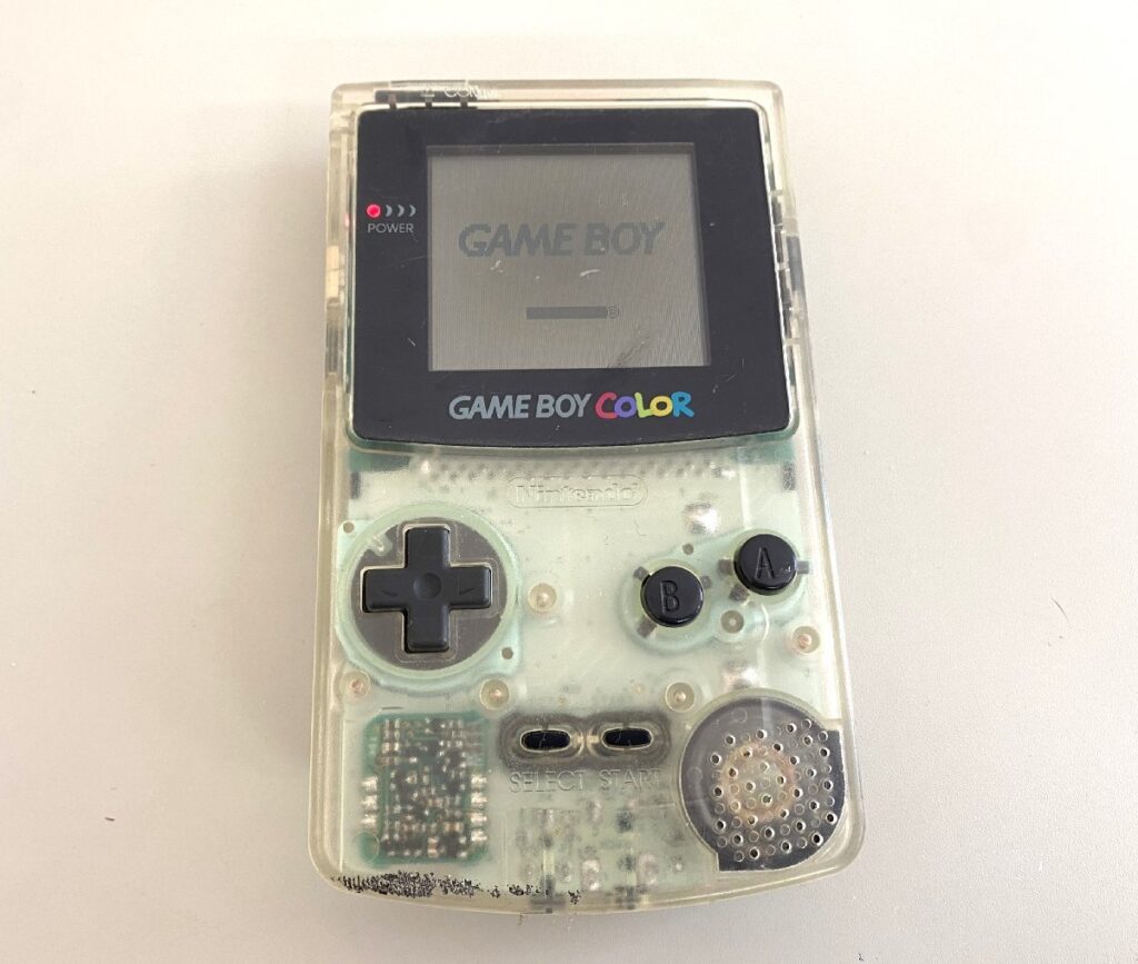 Nintendo 任天堂 GAMEBOY COLOR ゲームボーイカラー CGB-001 クリア 本体 ゲーム機 動作確認済み