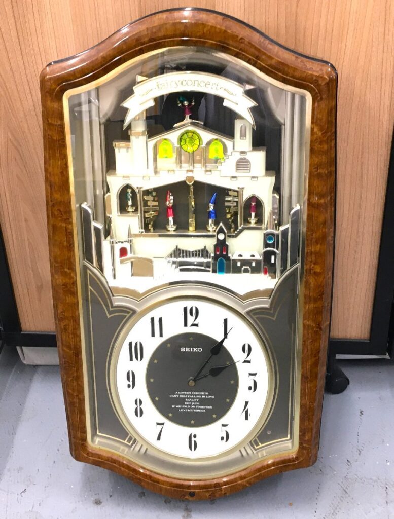 SEIKO セイコー 掛け時計 RE535B フェアリーコンサート 振り子 仕掛け時計 からくり時計 動確済み