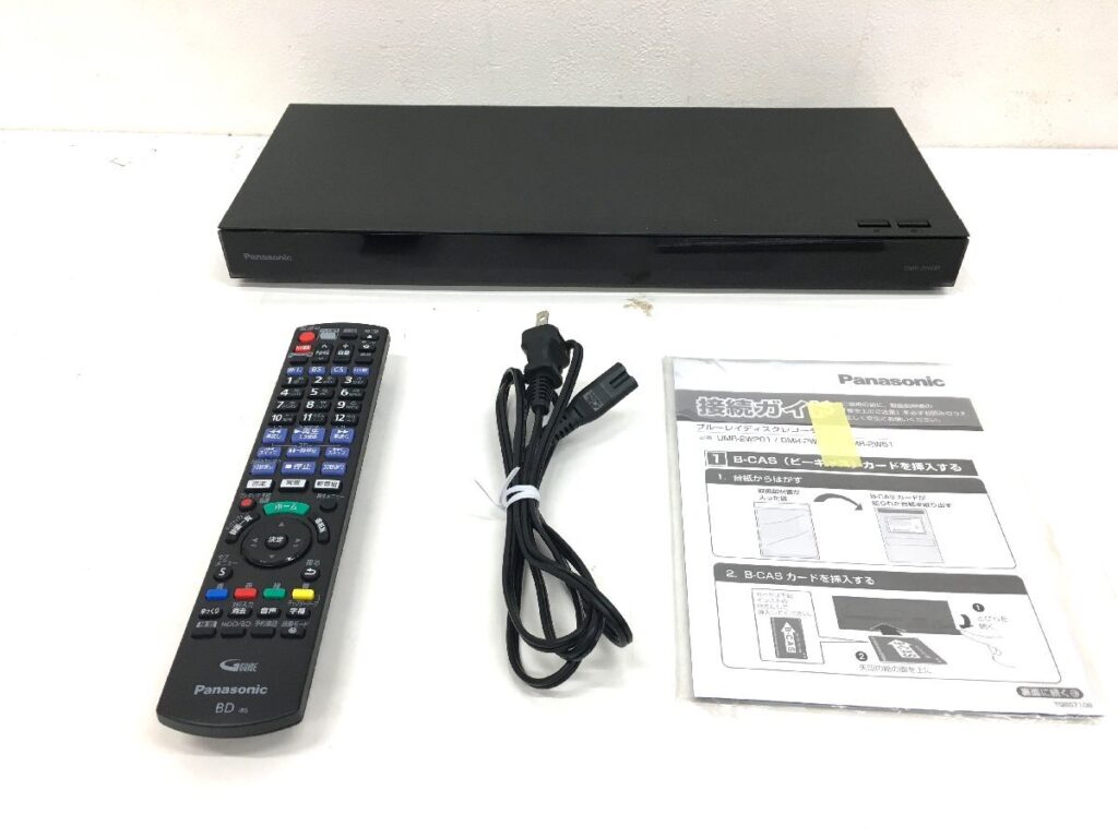 Panasonic パナソニック DMR-2W201 HDD/BDレコーダー 2022年製 通電/動確済み