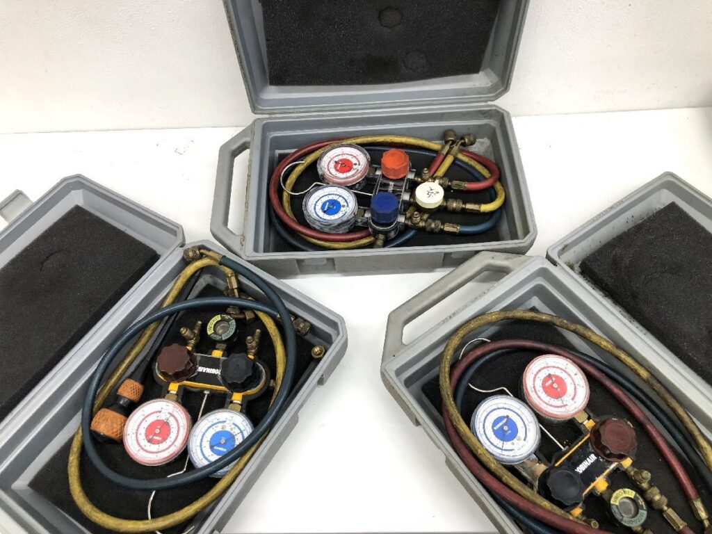 ROBINAIR ロビネア ゲージマンホールド 3KSGC 3点セット まとめ売り 工具 計測器