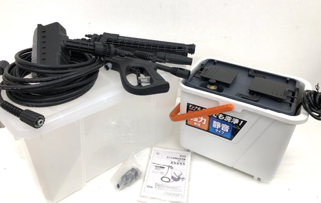 アイリスオーヤマ タンク式高圧洗浄機 SBT-512 IRIS OHYAMA 通電確認済み