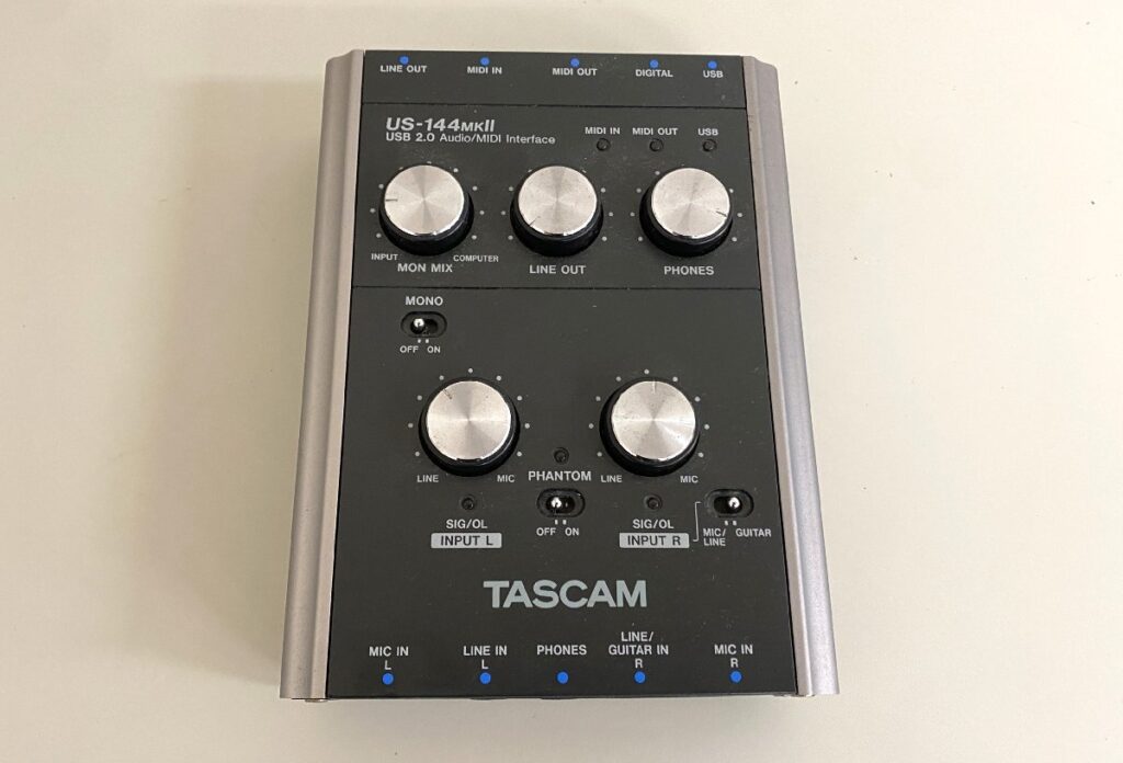TASCAM タスカム オーディオインターフェース US-144MK2 MIDIインターフェース