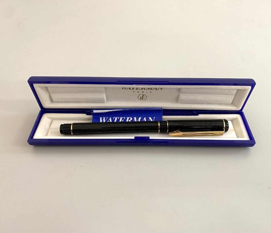 WATERMAN ウォーターマン 万年筆 ブラック 箱あり