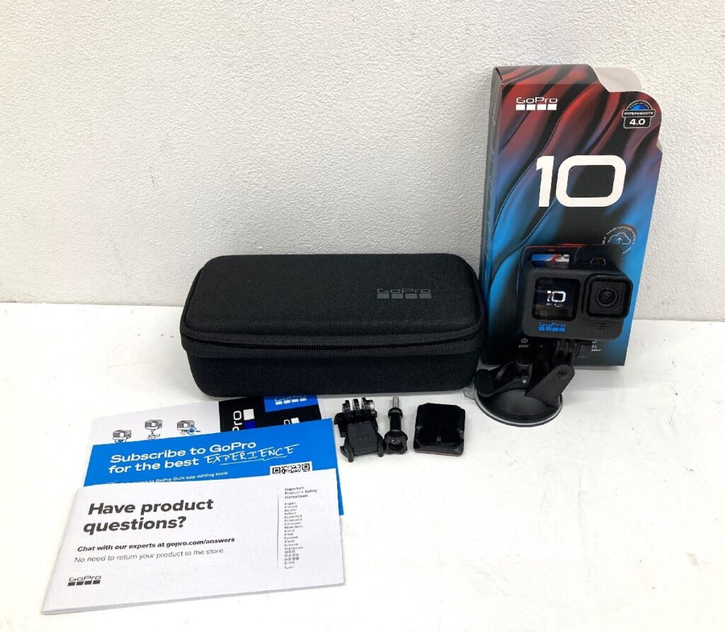 TAJIMA タジマ GoPro ゴープロ HERO10 Black CHDHX-101-FW カメラ 初期化・動作確認済み