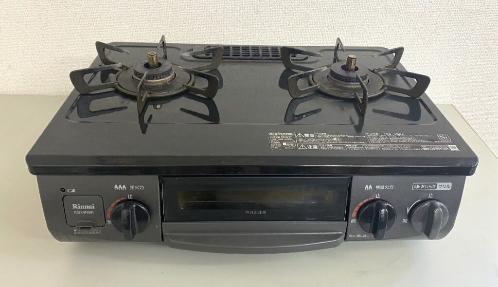 Rinnai リンナイ ガスコンロ KG34NBKL ガステーブル 2021年製 LPガス用