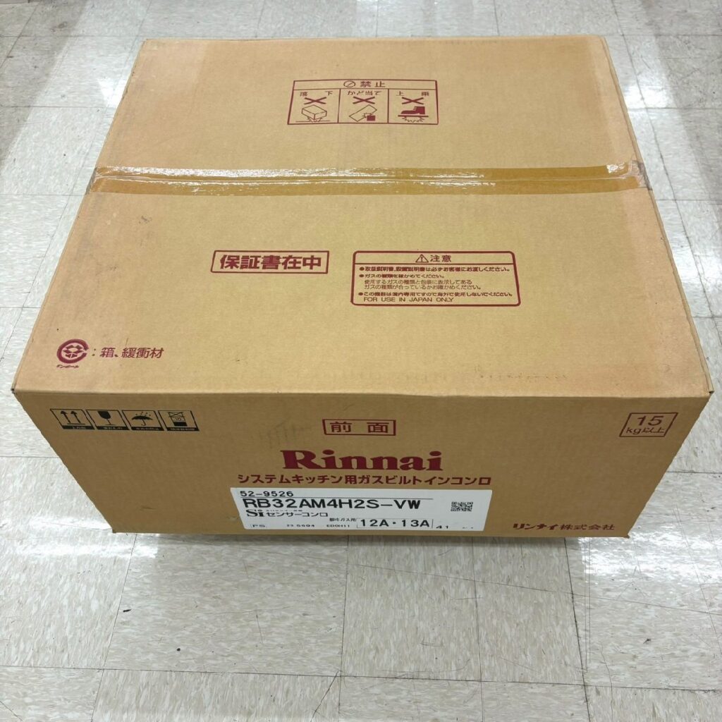 リンナイ Rinnai システムキッチン用ビルトインコンロ RB32AM4H2S-VW ※未開封