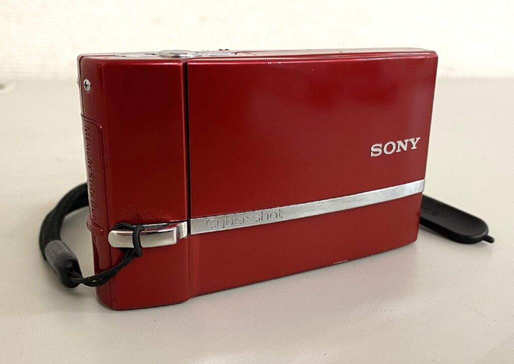 SONY ソニー Cyber-shot サイバーショット DSC-T50 レッド デジタルスチルカメラ デジカメ 動作確認済み