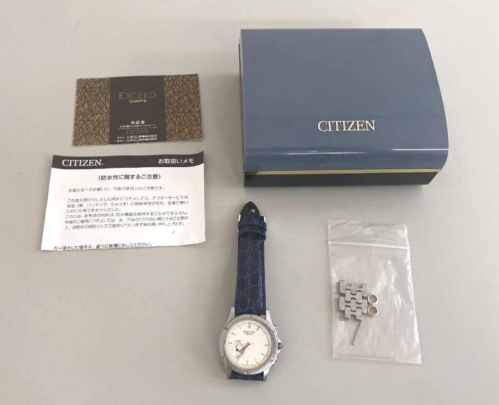 シチズン エクシード CITIZEN EXCEED 7700-E10020 腕時計 箱・保証書付き