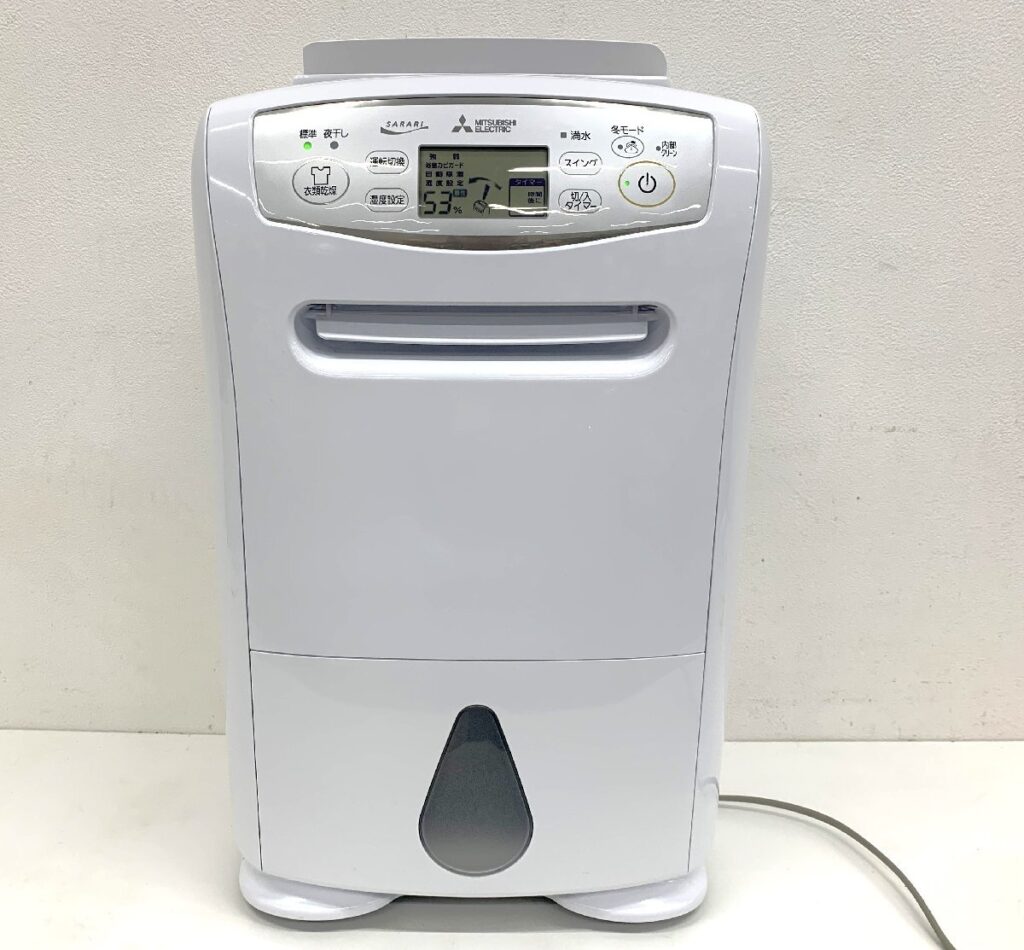 MITSUBISHI 三菱 衣類乾燥除湿機 SARARI サラリ MJ-P180SX-W 2023年製 衣類乾燥機 除湿器 簡易動作確認済み