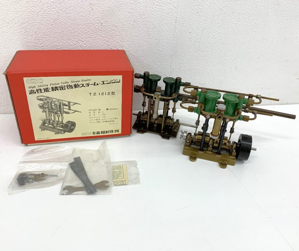 SAITO 斎藤製作所 高性能精密復動 スチームエンジン T2.1212型 元箱付