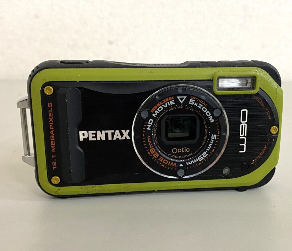 PENTAX ペンタックス Optio W90 ピスタチオグリーン デジタルカメラ デジカメ 動作確認済み