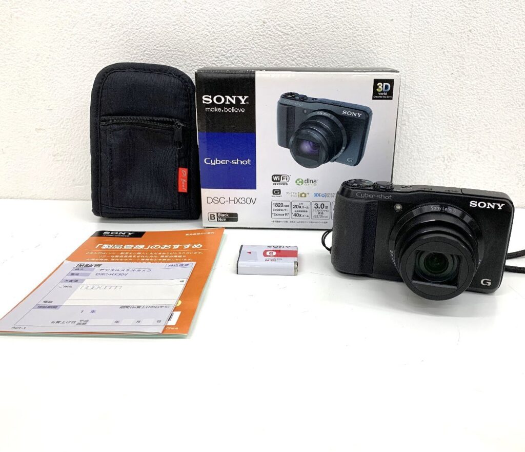 SONY ソニー Cyber-Shot DSC-HX30V コンパクト デジタルカメラ 元箱付 簡易動作確認済み