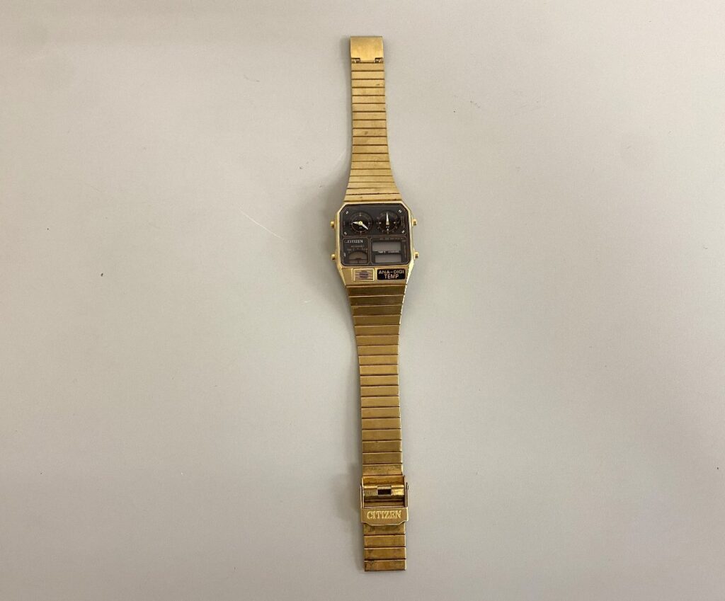 CITIZEN シチズン ANA-DIGI TEMP アナデジテンプ 8989-S023564 HSB GN-4-S ゴールド 腕時計