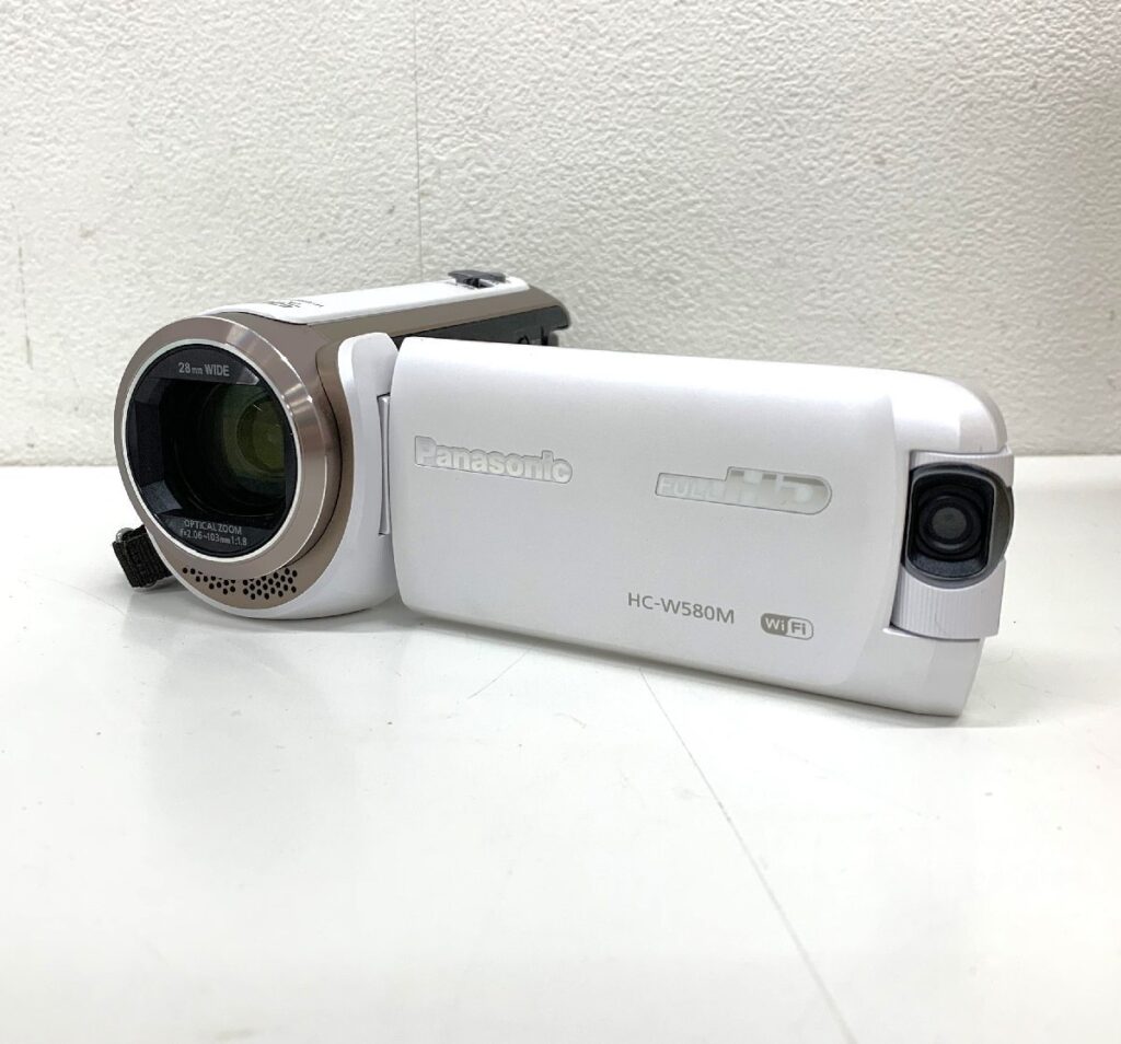 Panasonic パナソニック HC-W580M デジタルハイビジョンビデオカメラ 2017年製 ホワイト ACケーブル付き
