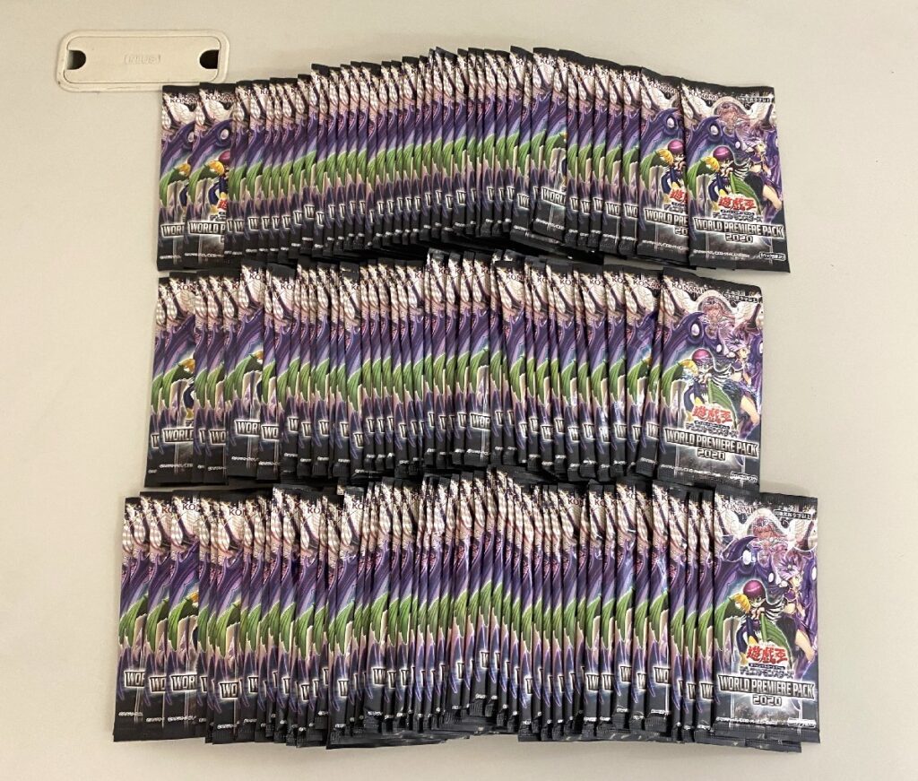 遊戯王 カードゲーム TCG 未開封パック WORLD PREMIERE PACK 2020 ワールドプレミア 133パック まとめ売り