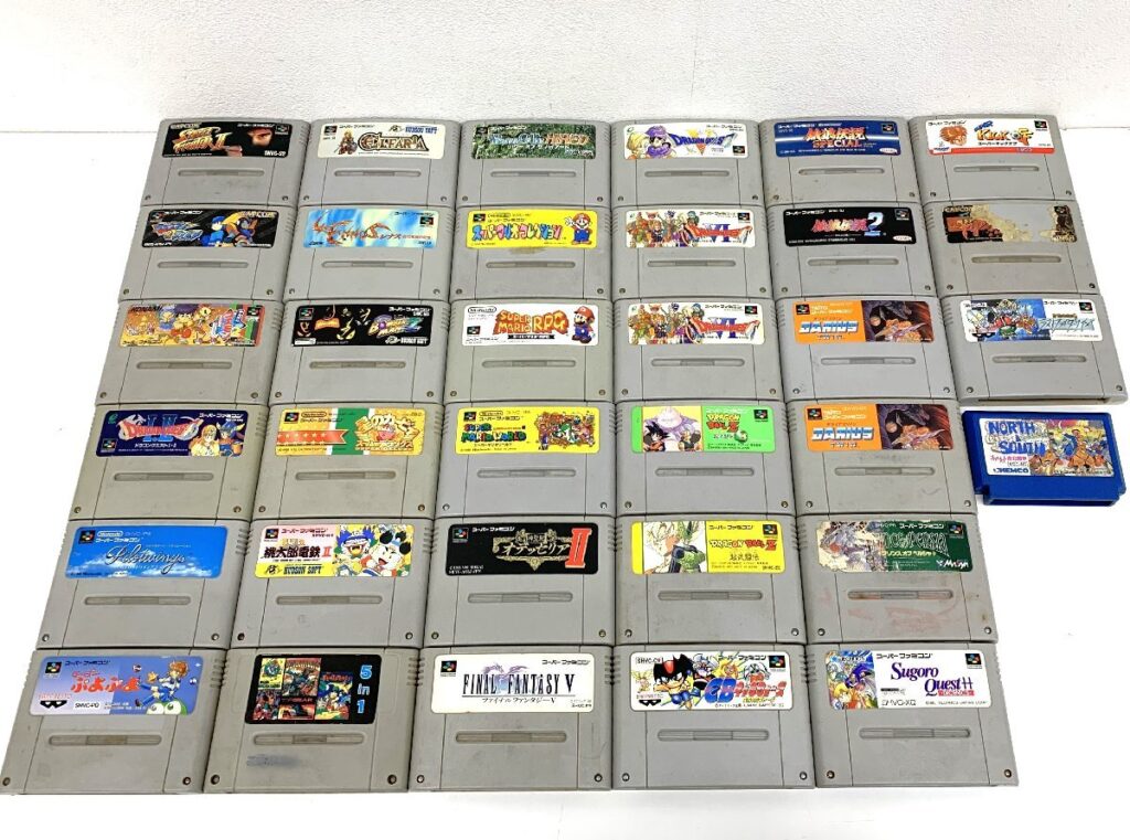 スーパーファミコン ソフト まとめ 33点 桃鉄/ドラゴンボール/ストリートファイター/スーパーマリオ 他