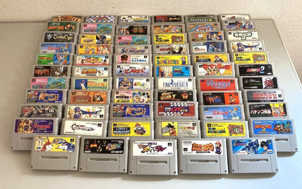 Nintendo 任天堂 スーパーファミコン SFC ゲームソフト 超魔界村・アックマン3・ゴエモン など 65本 まとめ売り