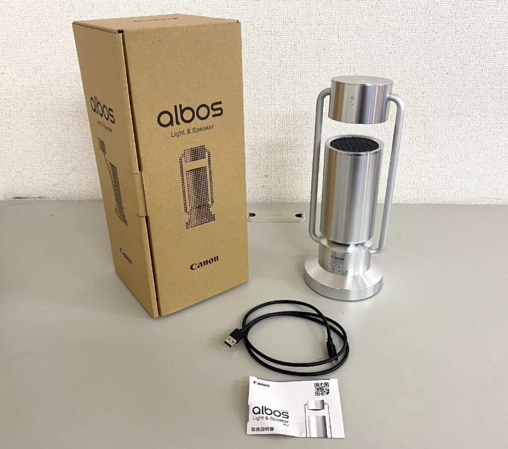 Canon キャノン アルボス albos Light＆Speaker ML-A シルバー ワイヤレススピーカー