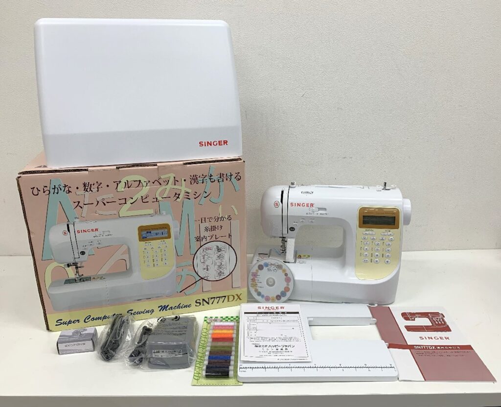 SINGER シンガー コンピューターミシン SN777DX 付属品未開封あり 元箱あり ハンドフラフト 裁縫 手工芸