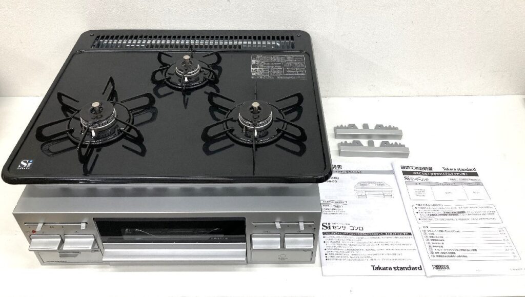 Takara standard タカラスタンダード ビルトインコンロ TN36V-60T 2023年製 都市ガス用 左右強火力 調理器具