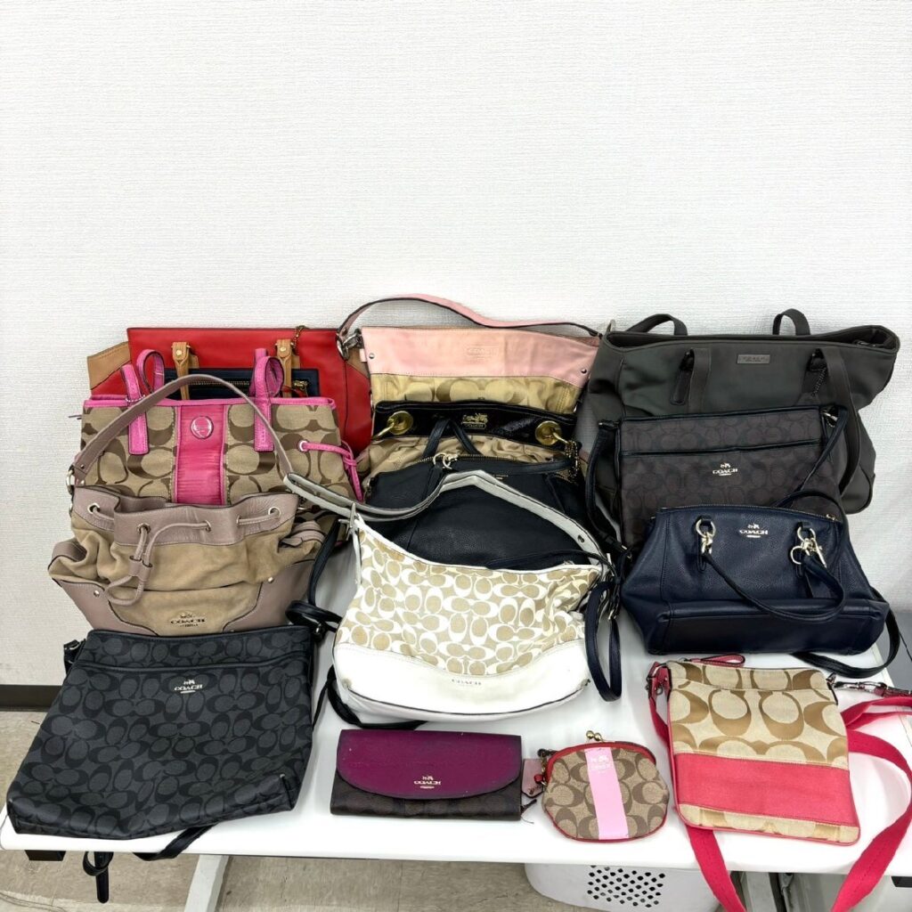COACH コーチ トートバッグ ハンドバッグ ショルダーバッグ ポーチ 財布 14点セット まとめ売り