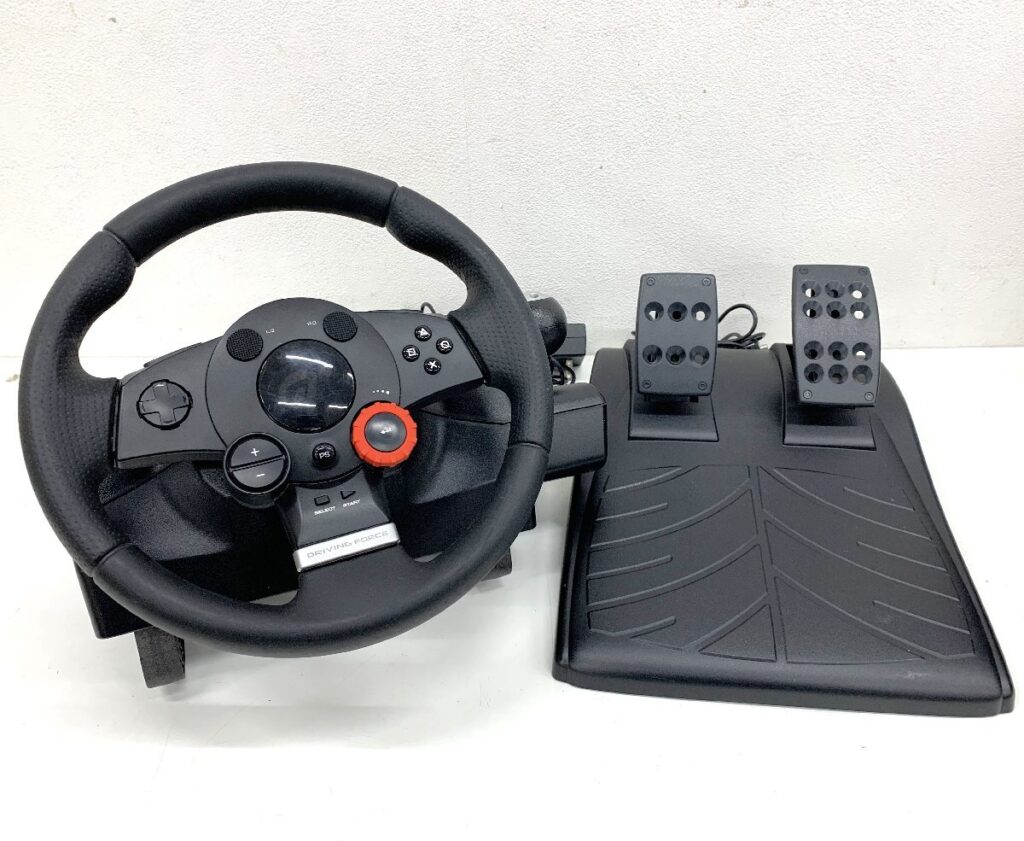Logicool ロジクール Driving Force ドライビングフォース E-X5C19 ハンドルコントローラー 通電確認済み
