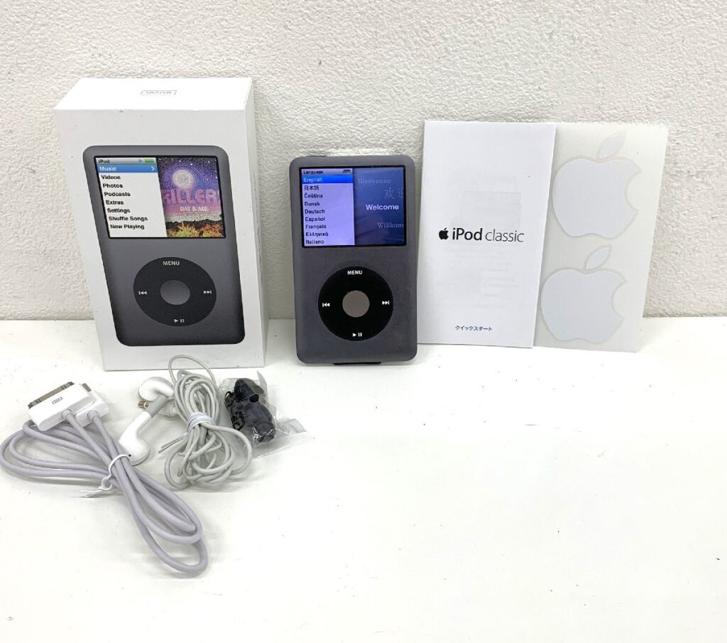 Apple アップル iPod classic アイポッド クラシック ブラック 160GB A1238 MC297J 初期化済み 簡易動作確認済み