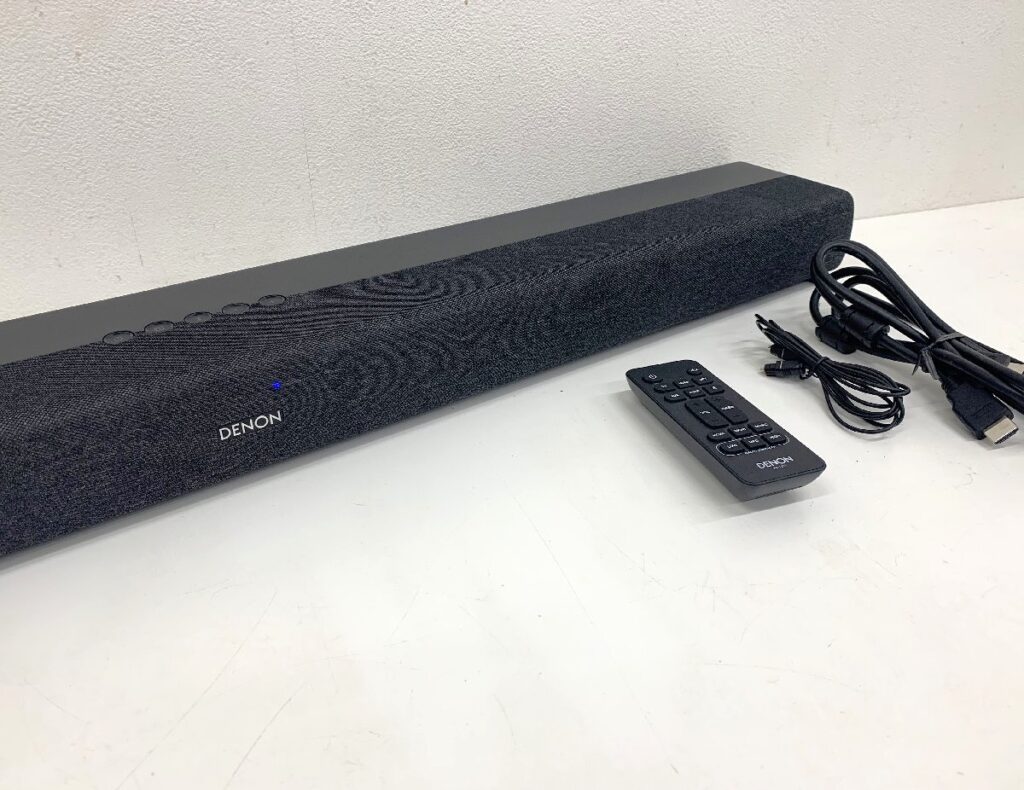 DENON デノン SOUND BAR サウンドバー DHT-S217 2024年製 リモコン付き スピーカー 簡易動作確認済み