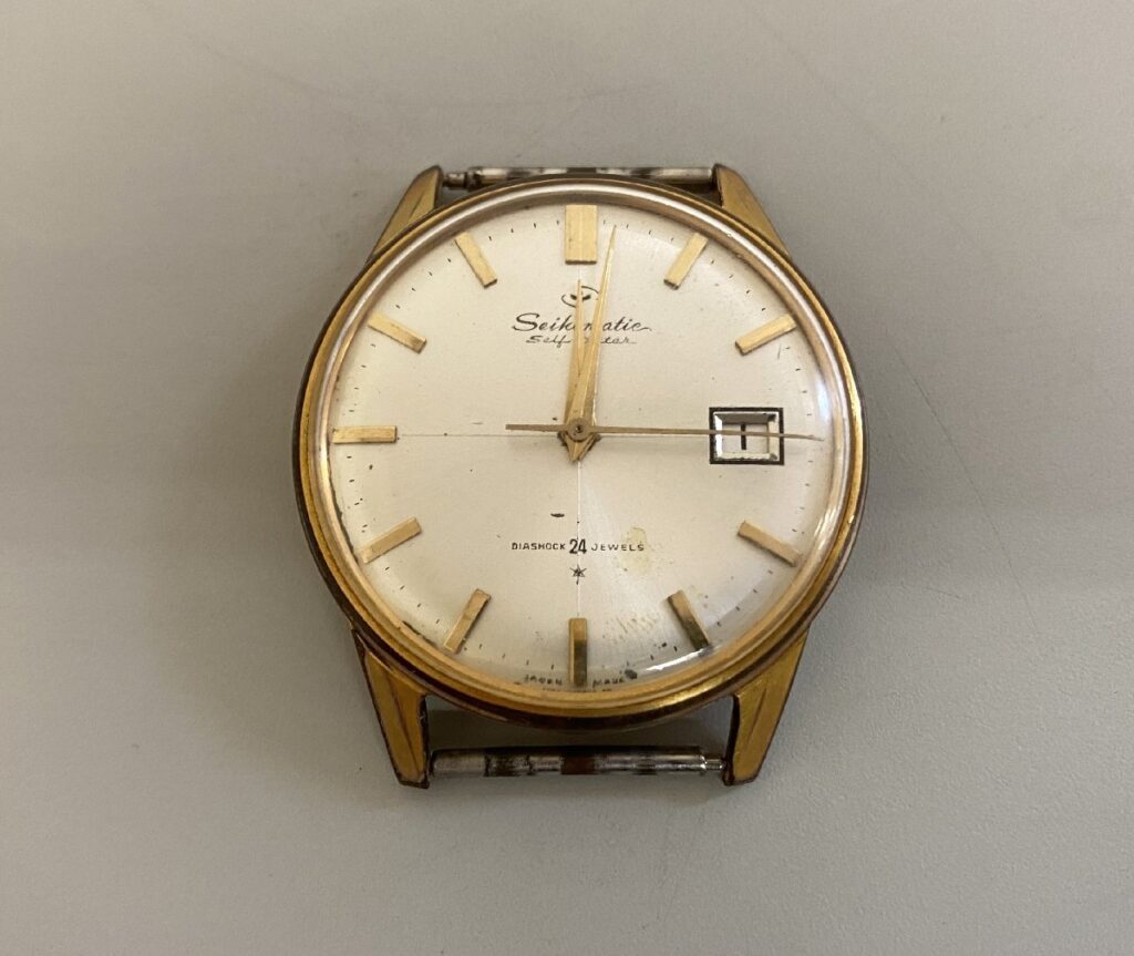 SEIKO MATIC Self Dater 24 jewels 石 セイコー 15022 腕時計 デイト ベルト無し