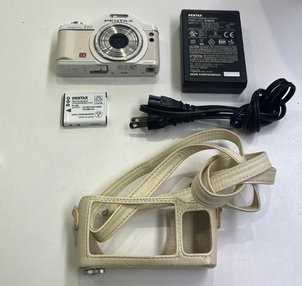 PENTAX ペンタックス Optio I-10 本体 ホワイト デジタルカメラ 5.1mm-25.5mm