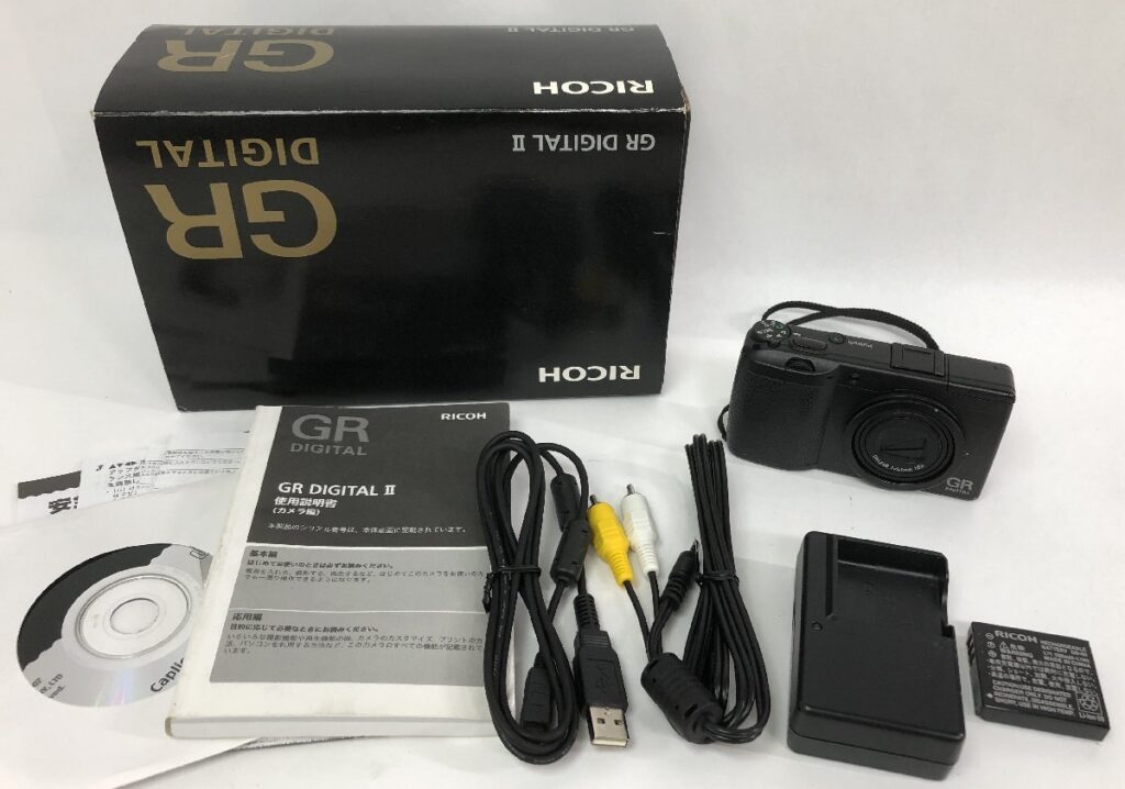 簡易動作確認済み RICOH GR DIGITAL II リコー デジタルカメラ GRレンズ 5.9mm 1:24 1000万画素 コンパクトデジタルカメラ