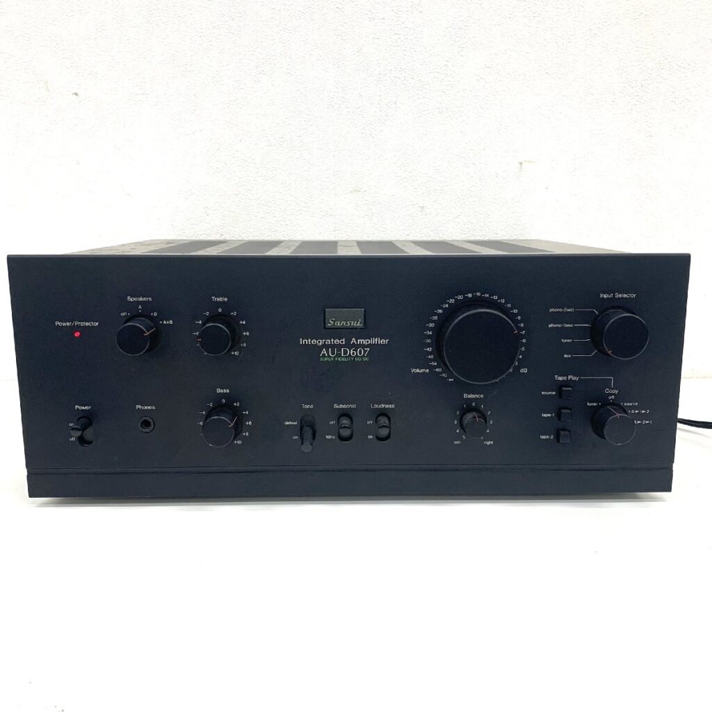SANSUI サンスイ AU-D607 Integrated Amplifier アンプ オーディオ機器 通電確認済み