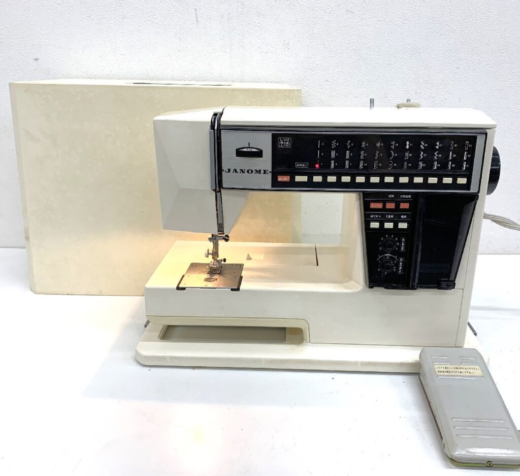 JANOME ジャノメ MODEL 5001 ミシン フットペダル ハードケース付き 簡易動作確認済み