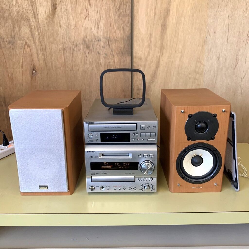 ONKYO オンキョー システムコンポセット FR-7GX K-505FX D-S7GX 2004年製 ※通電・動作確認済