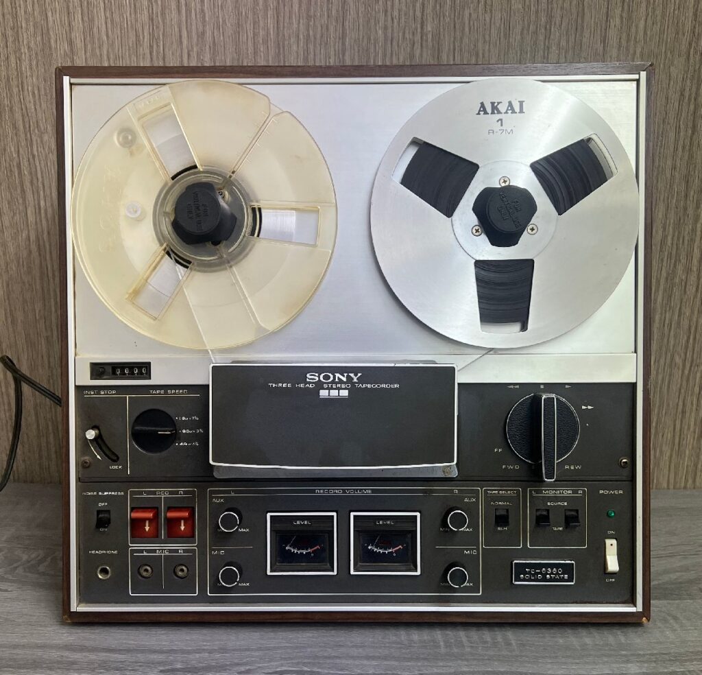 SONY ソニー オープンリールデッキ 本体 TC-6360 メタルリール AKAI R-7M 7号