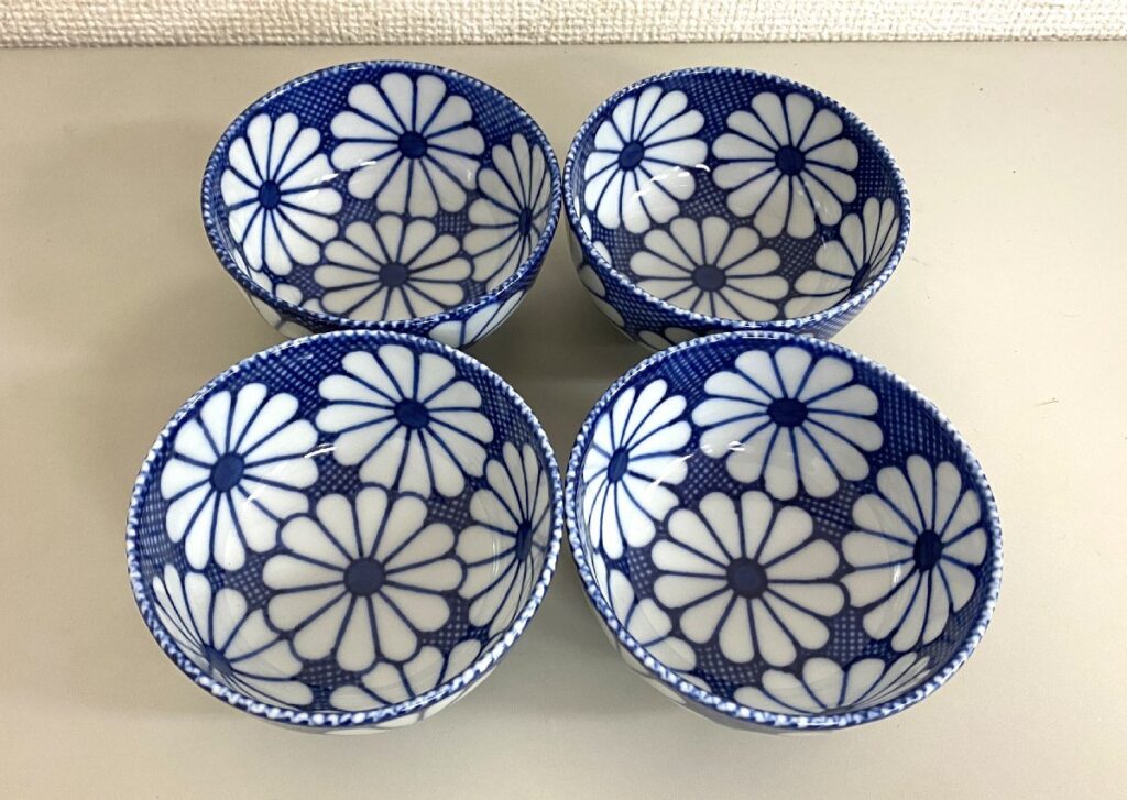 渋草焼 芳国舎 渋草芳國 湯呑み 4つセット 陶磁器 和食器