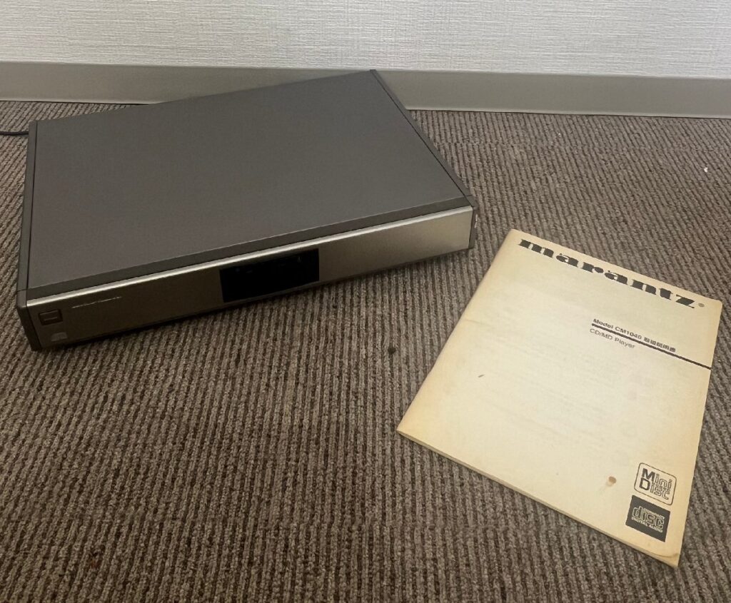 marantz マランツ CD/MDプレイヤー 本体 CM1040 取扱説明書付き