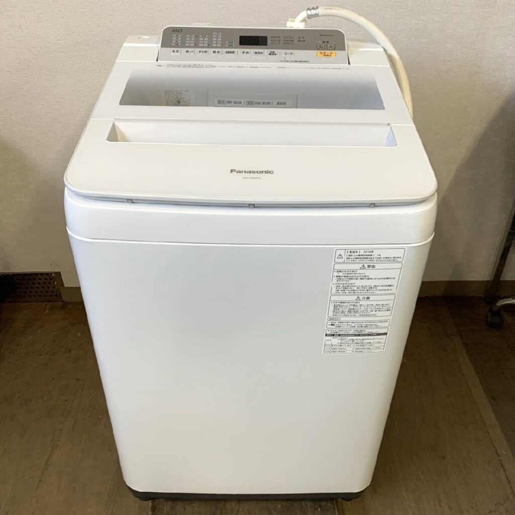 Panasonic パナソニック 全自動洗濯機 NA-FA80H5 洗濯8㎏※通電確認済