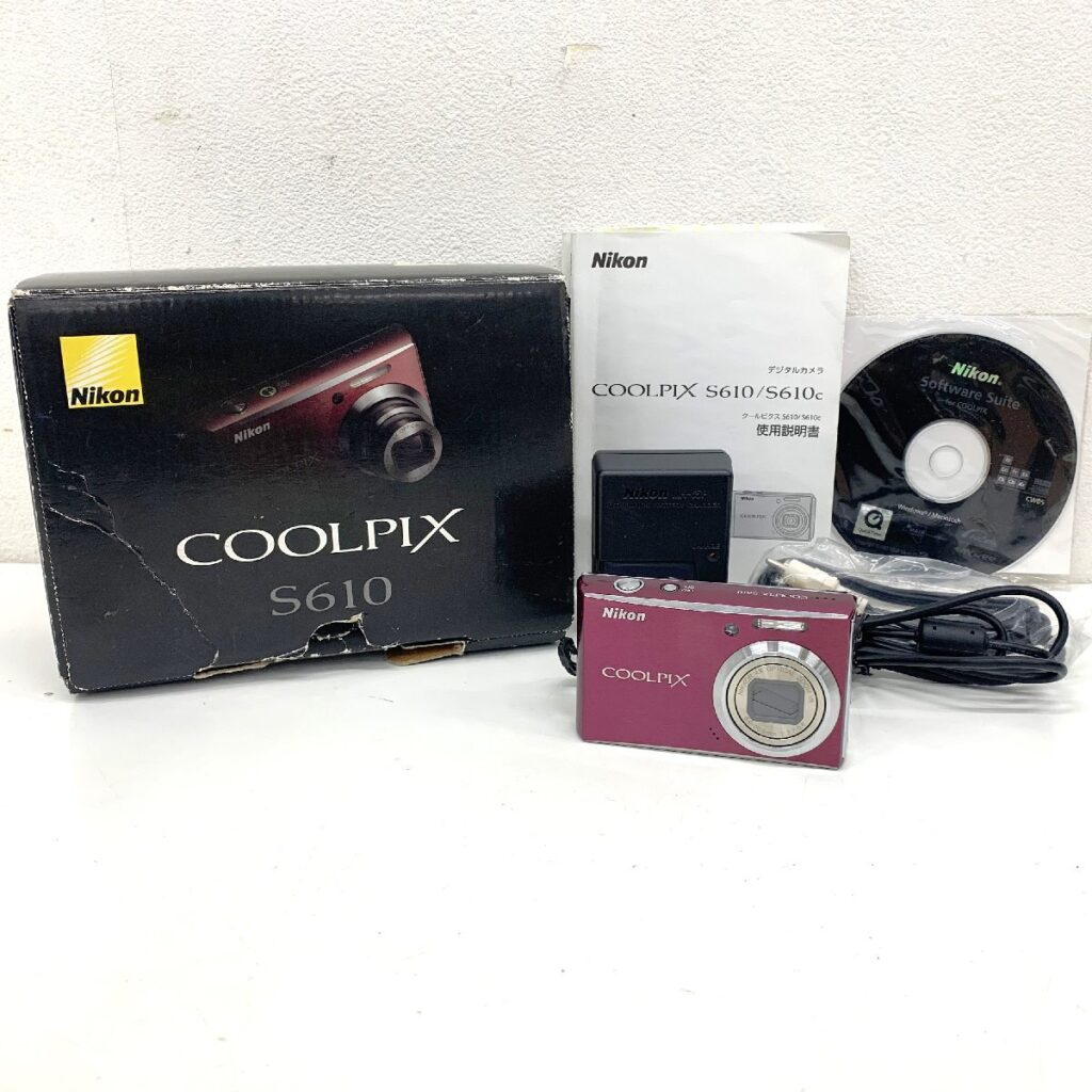 Nikon ニコン COOLPIX クールピクス S610 コンパクトデジタルカメラ パープル 元箱 取扱説明書付き