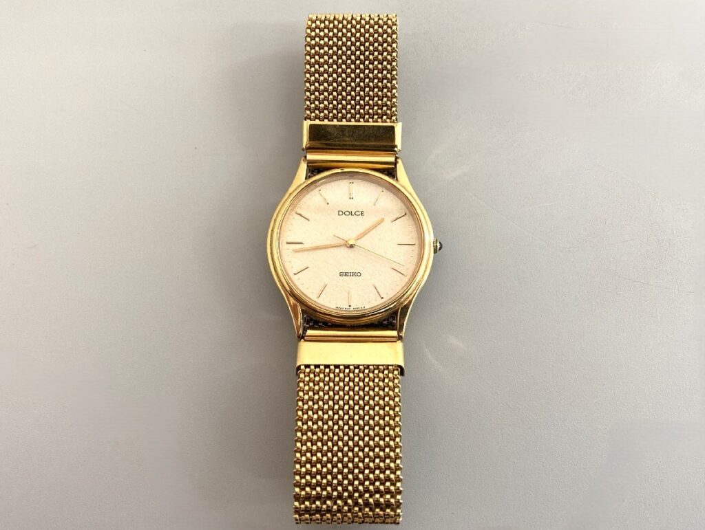 SEIKO DOLCE 8N41-6060 腕時計 セイコー ドルチェ クオーツ アナログ ラウンド ゴールド メンズ腕時計