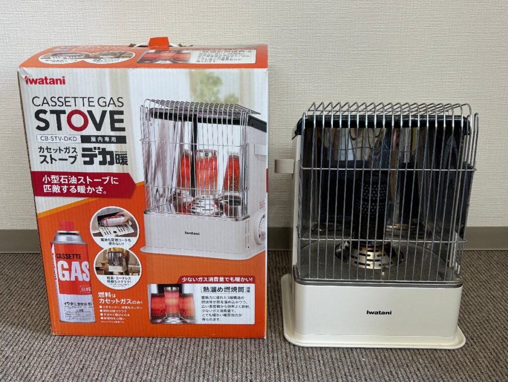 Iwatani イワタニカセットガスストーブ デカ暖 屋内専用 CB-STV-DKD 元箱付き