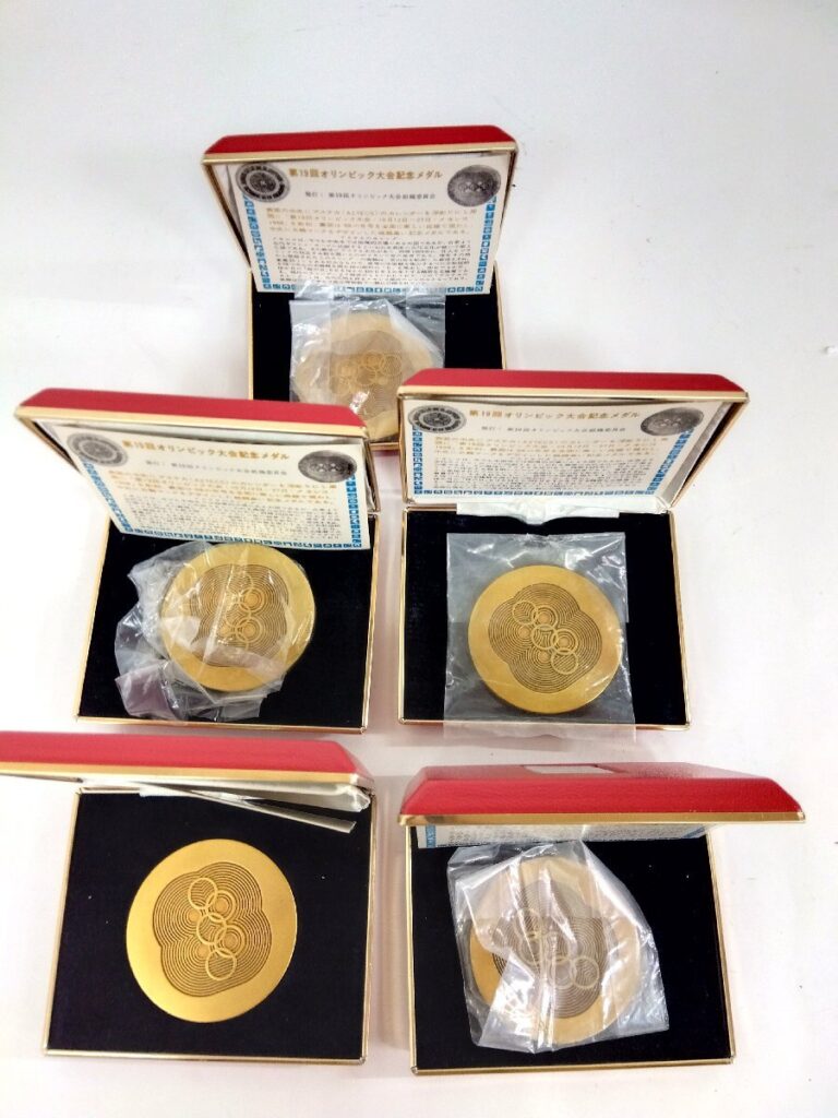 MEXICO メキシコオリンピック 記念メダル 1968年 5個 ケース付き