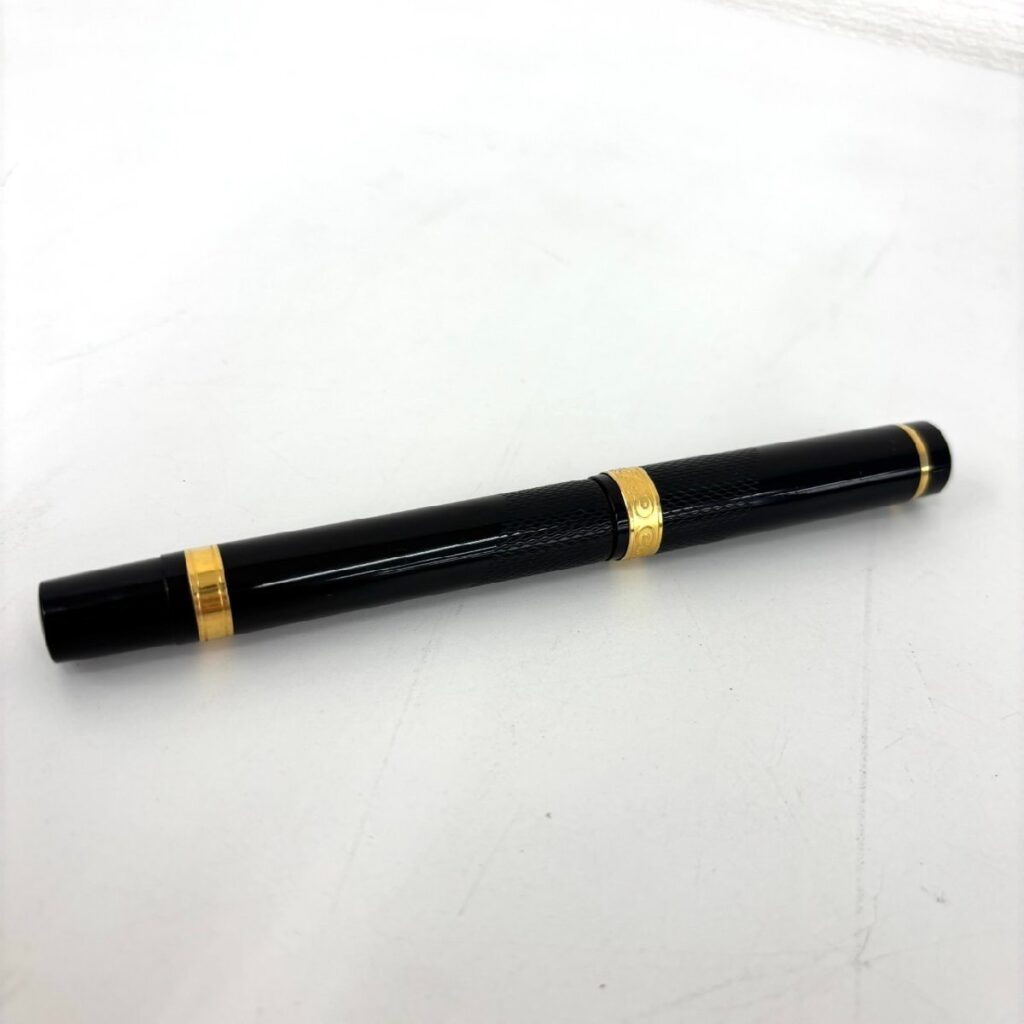 丸善 万年筆 Stream Line ペン先 14K 585 ブラック×ゴールド ストリームライン MARUZEN