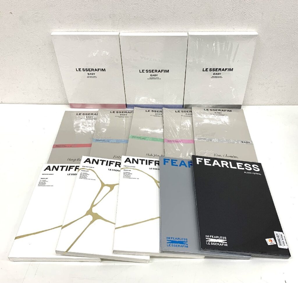 LE SSERAFIM ルセラフィム アルバム まとめ 13点 EASY 8形態/ANTIFRAGILE 3形態/FEARLESS 2形態