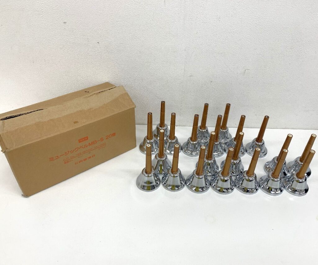 ウチダ ミュージックベル ハンドベル MB-S 20音+1音 21音セット 元箱付き 楽器