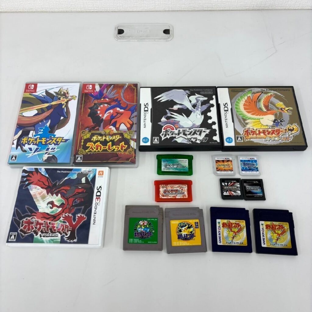 ポケモン POKEMON ソフト 緑 金 黄 エメラルド など 15個 Switch 3DS DS GAMEBOY ゲームボーイ アドバンス ADVANCE