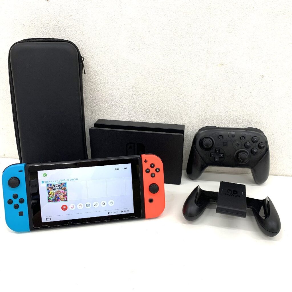 任天堂 Nintendo Switch ニンテンドースイッテ 本体 HAC-001 大乱闘スマッシュブラザーズ ソフト付き 初期化済み