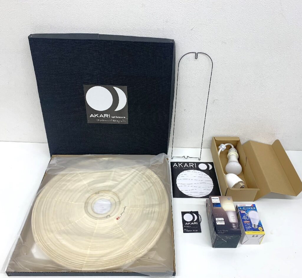 AKARI アカリ Isamu Noguchi ノグチイサム 45A 照明 電球2個付き 照明器具